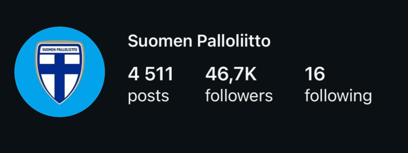 Suomen Palloliitto - Instagram