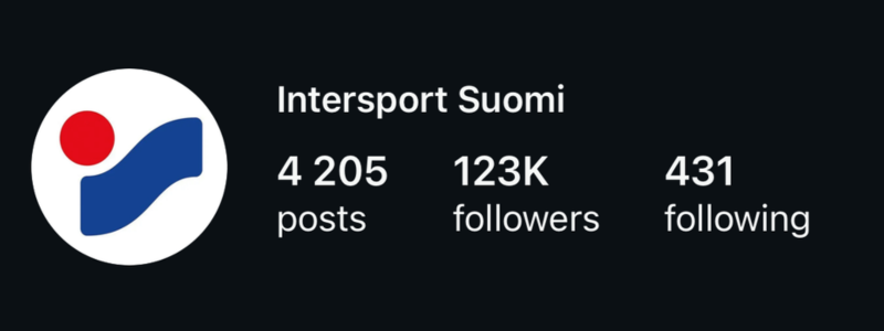 Intersport Suomi - Instagram
